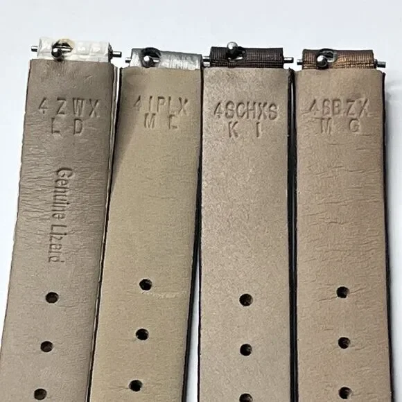 LOT Of 4 Philip Stein Teslar Watch Strap Genuine Leather - Picture 13 of 13